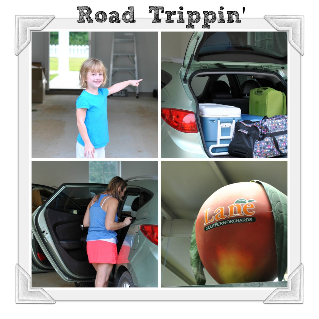 road trip collage
