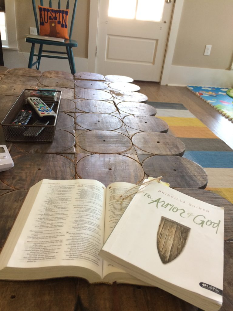 reading scripture, being intentional