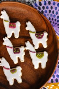 How to make fa la la llama cookies
