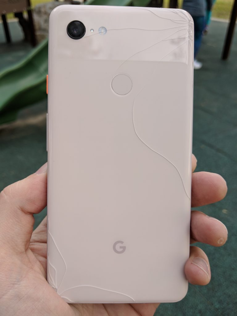 cracked google pixel phone