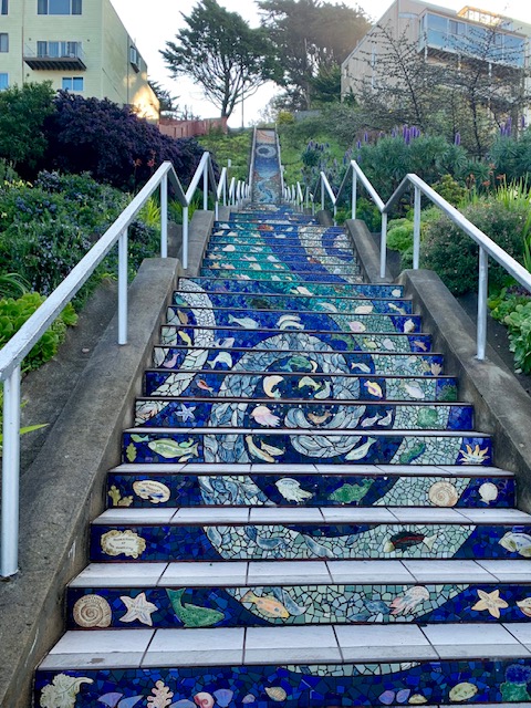 16th avenue mosaic tile steps